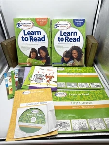 Hooked On Phonics- Learn To Read- First Grade Level 1 & 2 - As Is- AB94 - Foto 1 di 8