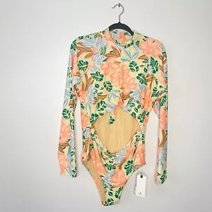 NEW Rip Curl Follow The Sun Long Sleeve Surfsuit in Light Orange Size 2XL - Picture 1 of 7