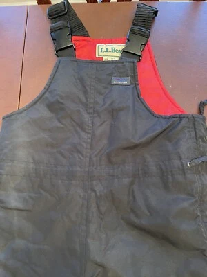 Baberos LL Bean Niños Negros Nieve/Esquí, Juvenil Talla 6/XS Foto 1 de 3