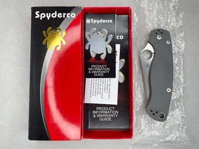 Spyderco Paramilitary 2 Gray G10 Maxamet Stonewashed Blade Knife C81GPDGY2 - Image 1 of 4