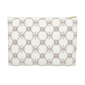 Boho Chic Accessory Pouch, Makeup Bag, Travel Organizer, Stylish Gift for Her - Picture 1 of 17