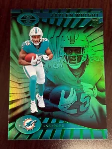 2024 Panini Prestige Emerald Jaylen Wright RC - Dolphins - Picture 1 of 2