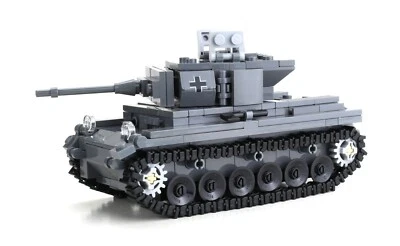 German Panzer Tank World War 2 Complete Set made w/ real LEGO® bricks - Image 1 of 3