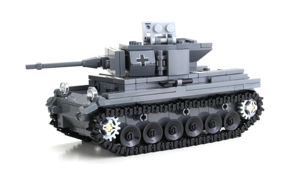German Panzer Tank World War 2 Complete Set made w/ real LEGO® bricks - Image 1 of 3