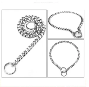 Training Dog Collar Choker Chain 24” Puppy 2ft - Picture 1 of 5
