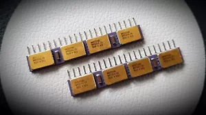 Electronic Design Inc. DRAM EDH4464-15-CC2 22-pin SIP RAM lila Keramik sehr rar - Photo 1/5