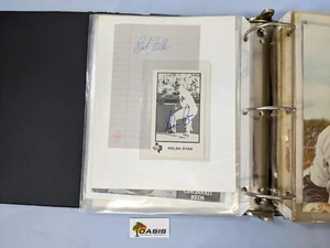 Foto autografiada de Nolan Ryan y autógrafo de Bob Feller - Imagen 1 de 1