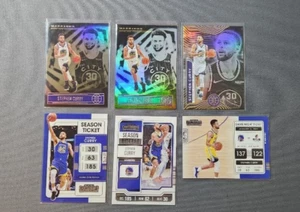 Multi Year Panini Illusions Basketball Steph Curry 6 Card Lot w/ Bronze Parallel - Picture 1 of 4