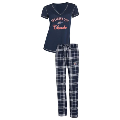 Oklahoma City Thunder Women's Pajama Set Duo Sleep Set Cover