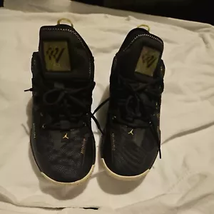 Size 11 - Jordan One Take 2 Black Metallic Gold - Picture 1 of 9