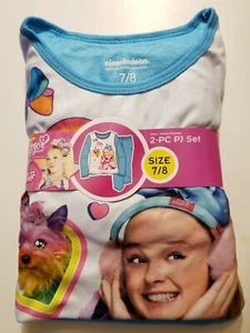 New Jojo Siwa Pajama Set Girls Size 7/8 2PC Fleece Living Your Dream Nickelodeon - Picture 1 of 6