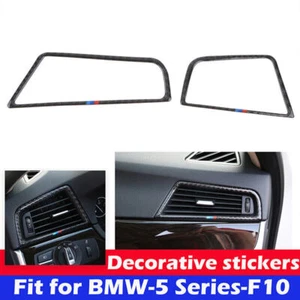 Se adapta a BMW F10 2011~2017 tablero de fibra de carbono ventilación de aire marco decoración moldura ` - Imagen 1 de 6
