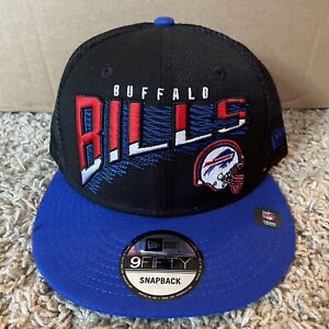 Buffalo Bills New Era 9FIFTY NFL Adjustable Mesh Back Snapback Hat Cap NEW!