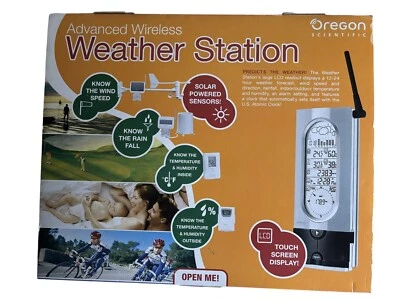 Oregon Scientific Advanced Wireless Full Weather Station Kit WMR112A Never Used - Image 1 of 4