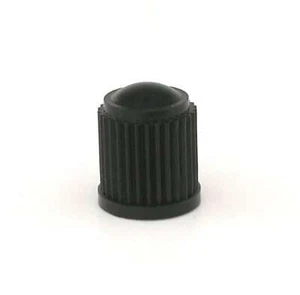 5x Black plastic valve caps dust cover Car Truck Motorcycle Bike - Picture 1 of 1
