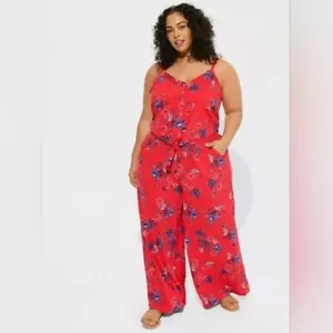 Pantalone TORRID floreale gamba larga in 00T - Foto 1 di 11