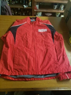 Chaqueta cortavientos NASCAR para hombre grande roja Tony Stewart 14 Office Depot nailon Foto 1 de 3