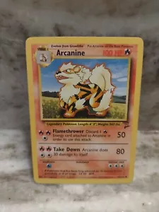 Pokemon Arcanine 33/130 Base Set Regular Uncommon LP - Picture 1 of 2