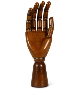 Artist Hand Sculpture Mannequin Jointed Movable Wooden Model 9.8" Figurine New - Picture 1 of 2