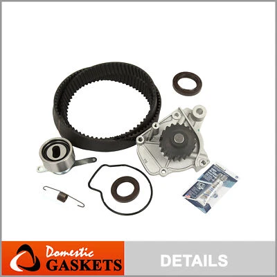 Se adapta a 92-95 Honda Civic Del Sol Si 1.6L SOHC Kit de correa de distribución Bomba de agua D16Z6 Foto 1 de 4