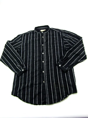 Camisa Scully Para Hombres Camisa Mediana Abotonada Rayas Vaquero Occidental Ropa de Rancho Foto 1 de 4
