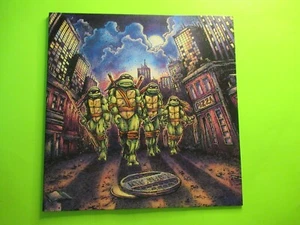 REPLACEMENT COVER SLEEVE ONLY ( NO VINYL ) NINJA TURTLES WAXWORK SOUDTRACK - Picture 1 of 3