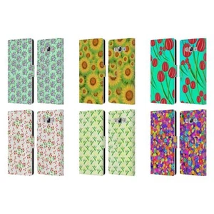 GRACE ILLUSTRATION LOVELY FLORAL LEATHER BOOK WALLET CASE FOR SAMSUNG PHONES 3 - Picture 1 of 12