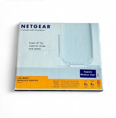 Netgear WGT624 v3 108 Mbps Wireless Firewall Router 802.11g 4-Port Complete Box - Image 1 of 4