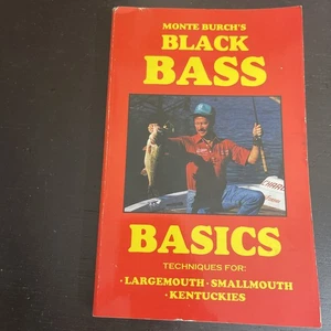 Mont Burchs Black Bass Basics by Monte Burch, Paperback VG - Picture 1 of 2