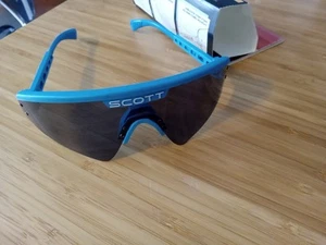 Gafas de sol Scott Eclipse Sport Shield azul vintage años 80 90 muy buen estado  - Imagen 1 de 14