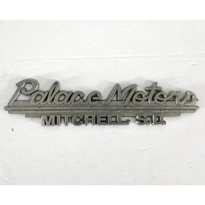 Vintage Palace Motors Mitchell SD Autohaus Auto Werbung Emblem - Bild 1 von 4