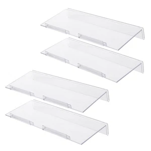  4 Pcs Porta Scarpe Trasparenti Espositore Trasparente Vetrina Per - Foto 1 di 16