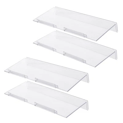  4 Pcs Porta Scarpe Trasparenti Espositore Trasparente Vetrina Per - Immagine 1 di 4