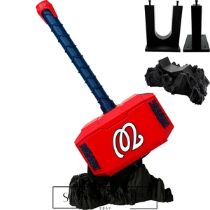 Washington Nationals #1 Mjolnir Thor's Hammer | 3D Printed Fan Art - Picture 1 of 6