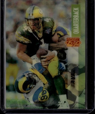 Sportflix 1995 pruebas de artista #76 Brett Favre Green Bay Packers Foto 1 de 2