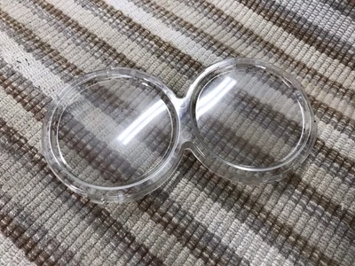 CLASSIC MINI COOPER S 1989+ GENUINE ROVER SPEEDOMETER CLEAR LENS DOUBLE DASH  - Image 1 of 2