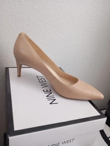Nine West Heels Leather Size 8 New With Box - Picture 1 of 4