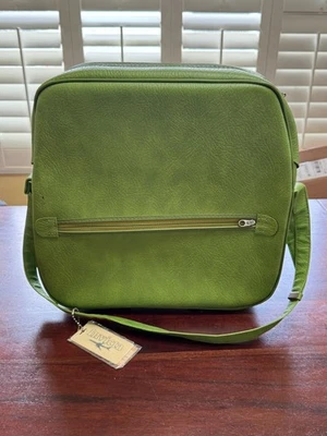 INVICTA BOLSA DE EQUIPAJE DE MANO VERDE CON LLAVE 15x14x5- DE COLECCIÓN RARA *LEER* Foto 1 de 4