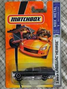 Matchbox 1963 Cadillac Hearse Black #30 1:64 2007 Mattel MIP - Picture 1 of 5