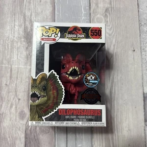 Funko Dilophosaurus 550 - MCM Exclusive - Jurassic Park - Red Version - Picture 1 of 10