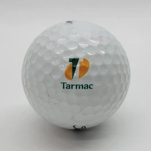 Asphalt Logo Sammlerstück Golfball Titleist DT Wound 90 #1 weiß bespielt Display - Bild 1 von 4