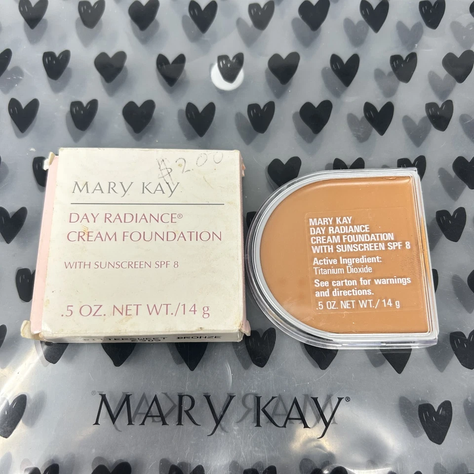 FLAWED Mary Kay Day Radiance Cream Foundation Bittersweet Bronze 6309 NEW .5oz - Image 1 of 3