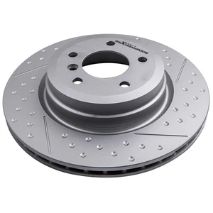 RH Passenger Sides Spoke Rear Brake Rotors Dics Fits for BMW 330i E90 2005-2008 - Picture 1 of 12