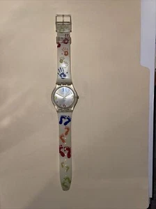 2001 Women's Swatch Originals SAUTE-MOUTON GK384 Swiss Made Quartz 34mm Watch - Picture 1 of 10