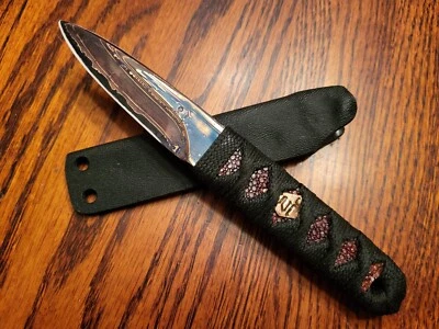 Warren Thomas Knives custom Ceramic/CB SASUKE model NEW & Rare! - Image 1 of 4