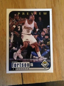 1998 Upper Deck UD Choice Preview #37 Danny Fortson Denver Nuggets - Picture 1 of 2