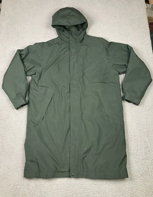 VTG LL Bean Jacket Mens XL Regular Green Hood Stadium Coat Insulated Overcoat - Image 1 of 4