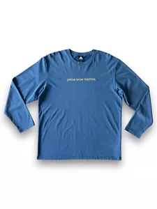 Nike ACG Yellow Snow Machine Long Sleeve T-Shirt Size L Blue - Picture 1 of 23