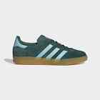 Adidas Gazelle Indoor Mens Green Gold Gum Shoe Sneaker Trainer Sport Limited