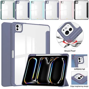 Für iPad Air 11" 13" Pro 11" 13" Hülle Stoßfest Cover mit Apple Pencil Halter - Bild 1 von 16
